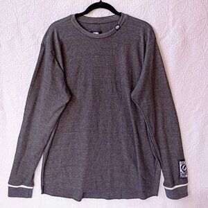 Ecko Unltd. Mens Gray Long Sleeve Thermal Shirt 2XL Cotton Blend